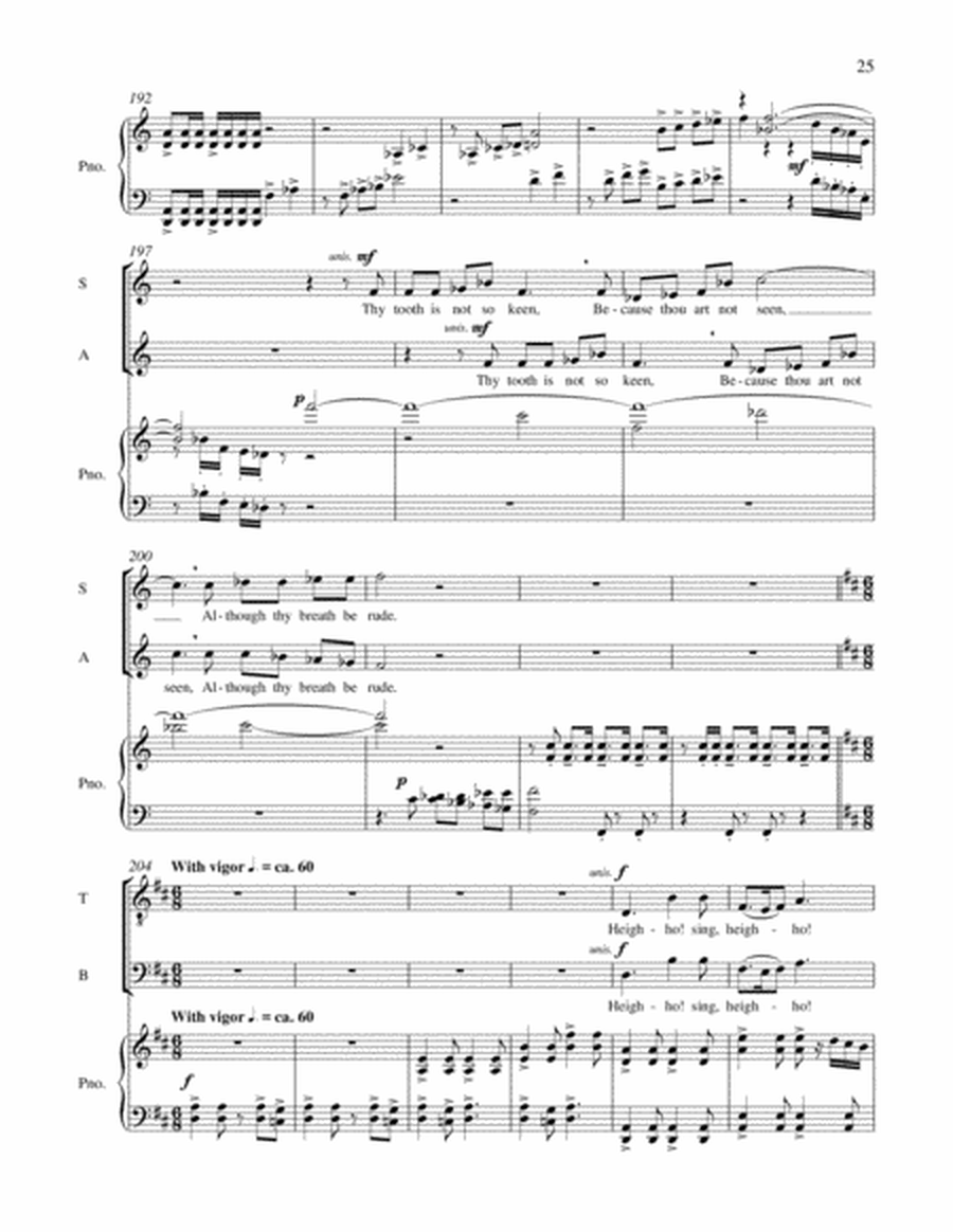 The Seasons (String Orchestra Version Piano/Choral Score)