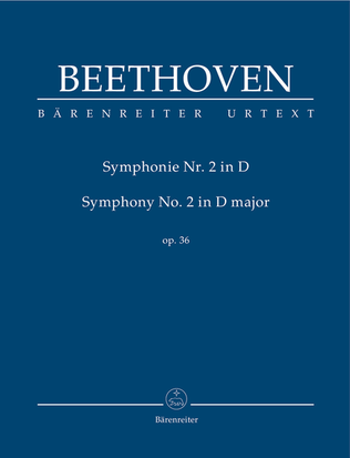 Book cover for Symphony, No. 2 D major, Op. 36