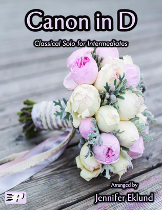 Book cover for Canon in D (Intermediate Piano)