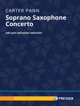 Book cover for Soprano Saxophone Concerto