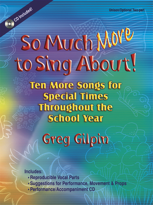 Book cover for So Much More to Sing About!