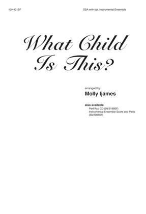 Book cover for What Child is This?