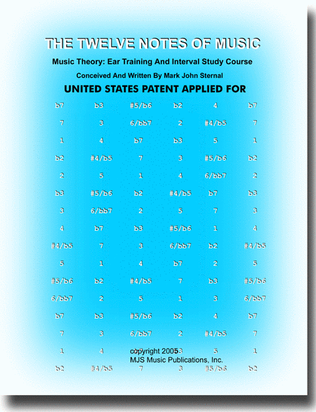 Book cover for The Twelve Notes Of Music - Music Theory Simplified