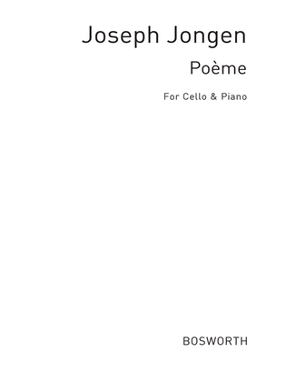 Book cover for Poeme For Cello And Piano