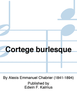 Book cover for Cortege burlesque