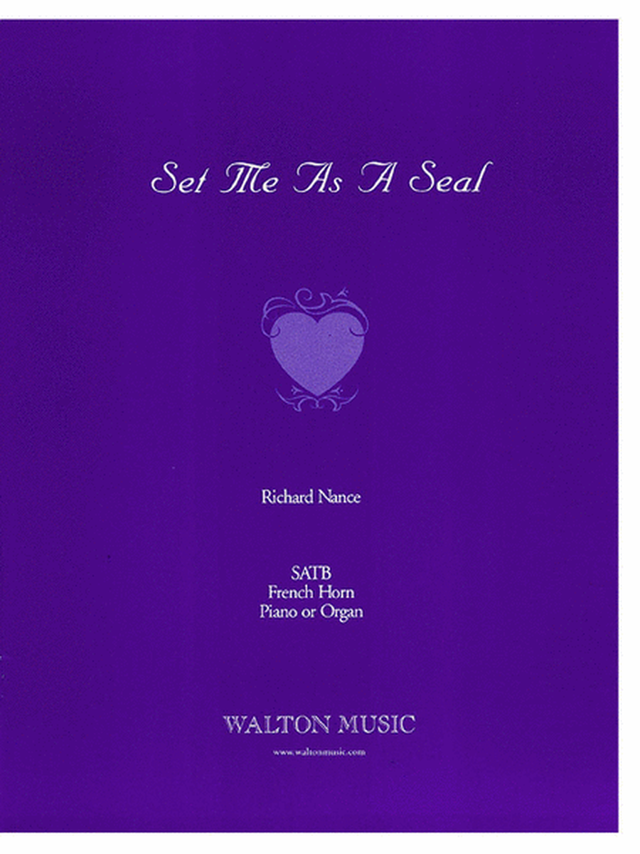 Set Me as a Seal (SATB divisi) image number null