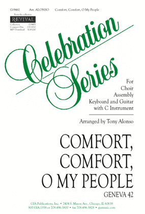 Book cover for Comfort, Comfort, O My People - Guitar edition