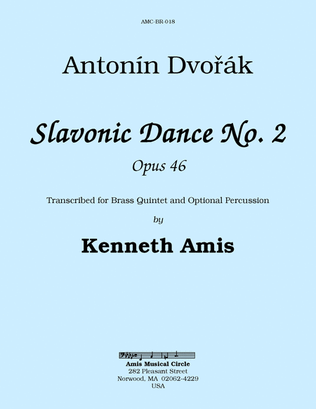 Book cover for Slavonic Dance No.2, Op.46