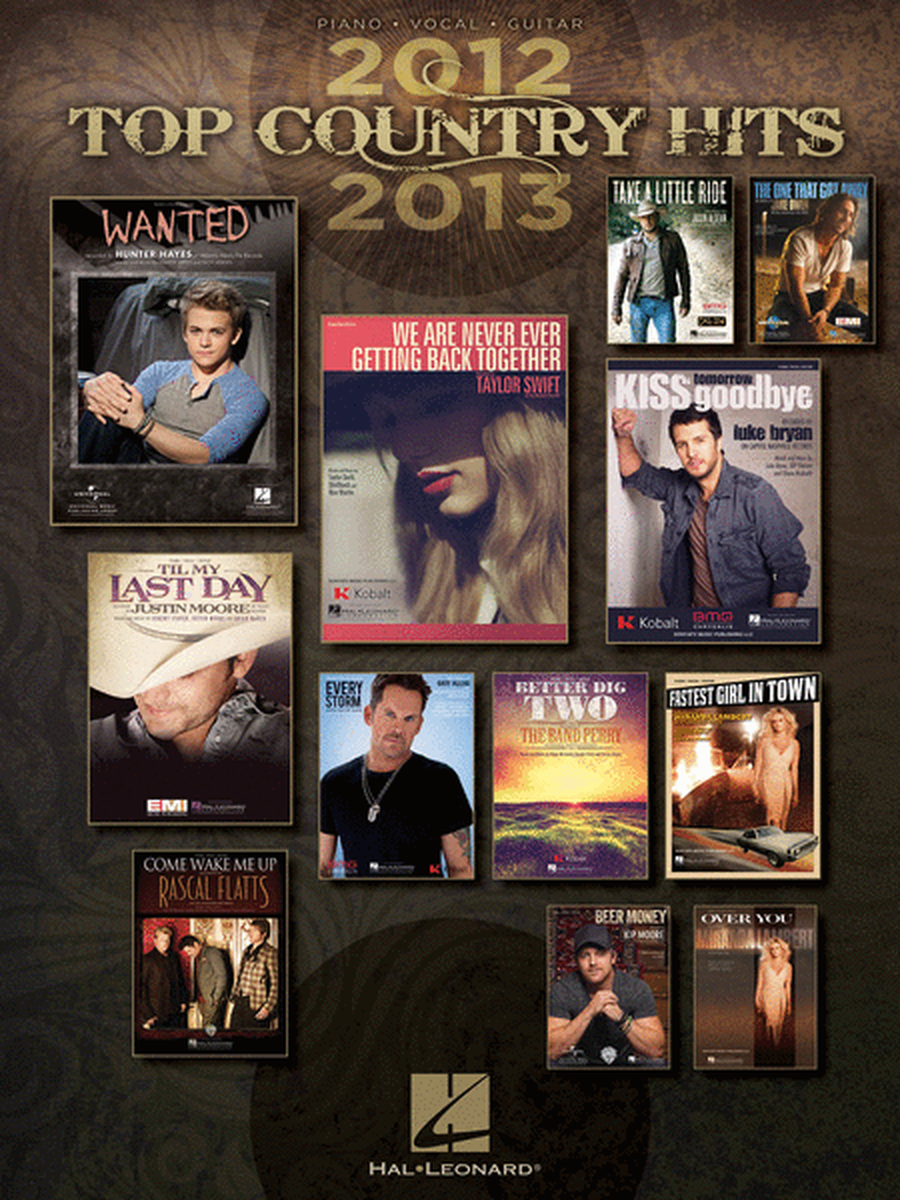 Top Country Hits of 2012-2013