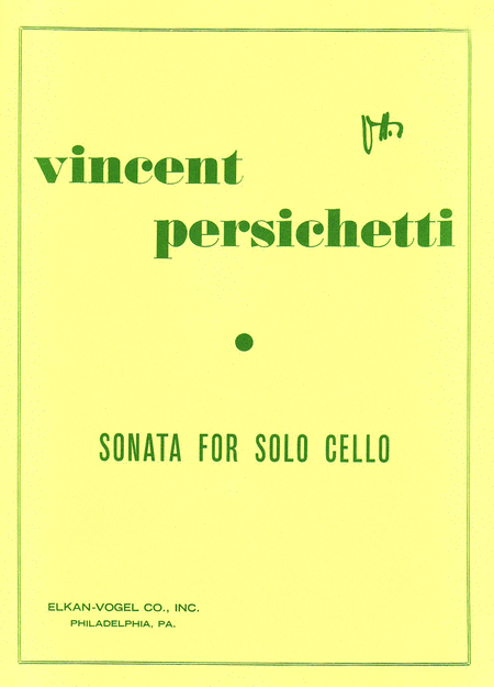 Sonata For Solo Cello