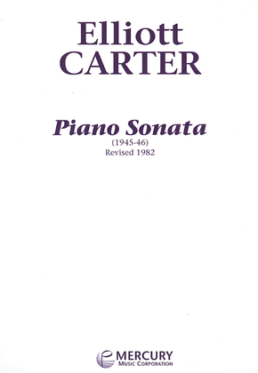 Book cover for Piano Sonata (1945-46)