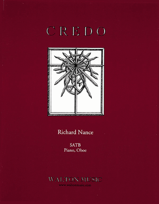 Book cover for Credo (Vocal Score)