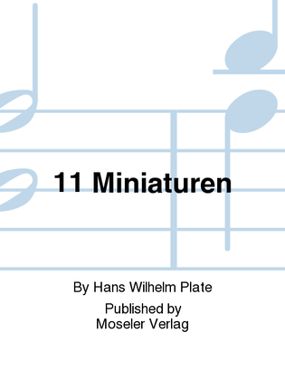 Book cover for 11 Miniaturen