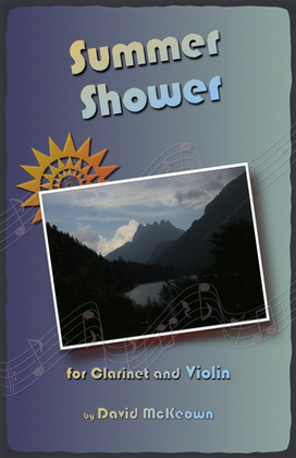 Book cover for Summer Shower for Clarinet and Violin Duet