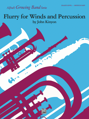 Book cover for Flurry for Winds and Percussion