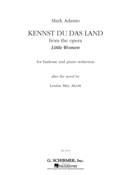 Mark Adamo - Kennst Du Das Land