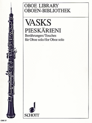 Book cover for Pieskarieni (touches) Solo Oboe