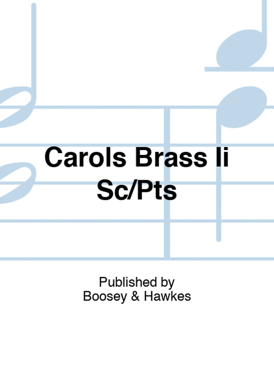 Carols Brass Ii Sc/Pts