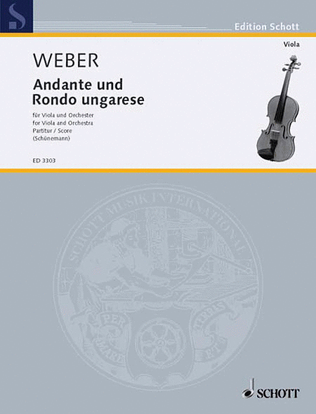 Book cover for Andante and Hungarian Rondo Op. 35