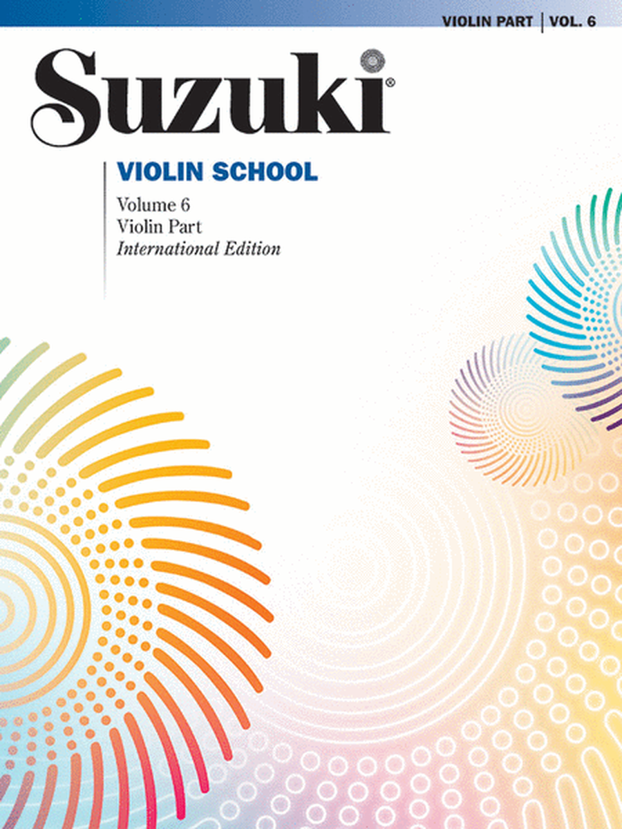 Suzuki Violin School, Volume 6 image number null