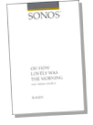 Book cover for Oh How Lovely Was the Morning - SSAA