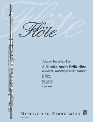 Book cover for 8 Duets on Preludes