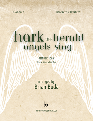 Book cover for Hark the Herald Angels Sing - Piano solo