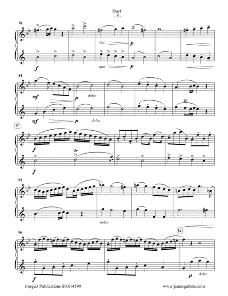 Beethoven: Duet WoO 27 No. 3 for Flute & Bass Clarinet image number null