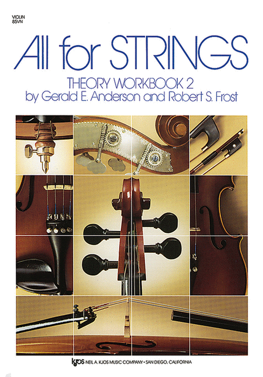 All For Strings Theory Workbook 2 - Violin