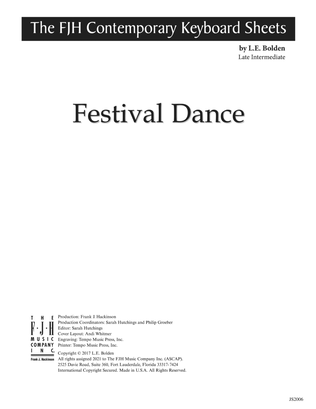 Book cover for Festival Dance