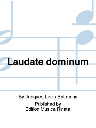 Laudate dominum