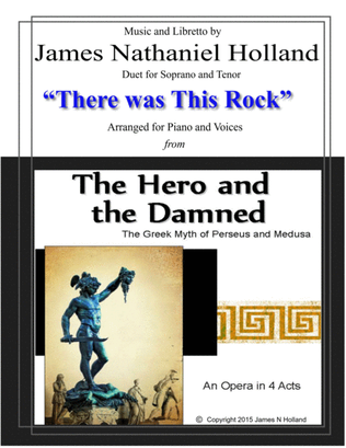 Book cover for There Was this Rock, Duet for Soprano and Tenor from The Hero and the Damned