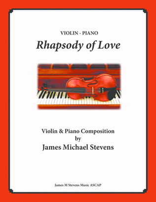 Book cover for Rhapsody of Love - Romantic Violin
