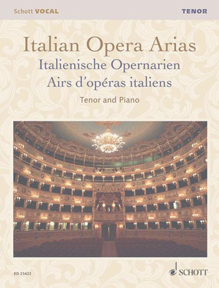 Book cover for Italian Opera Arias