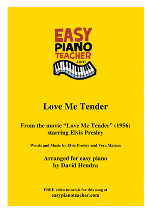 Book cover for Love Me Tender