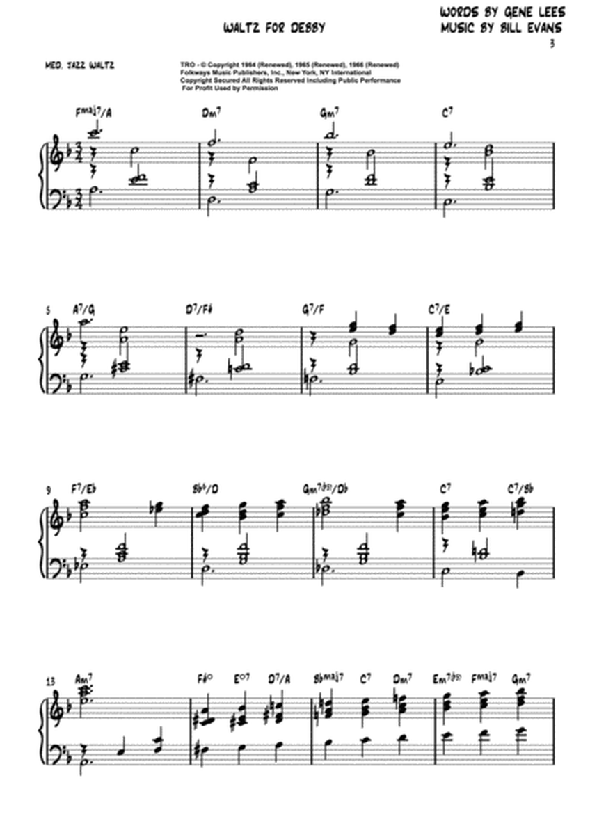 Jazz Standards for Solo Piano (arr. W.Y. Shan)