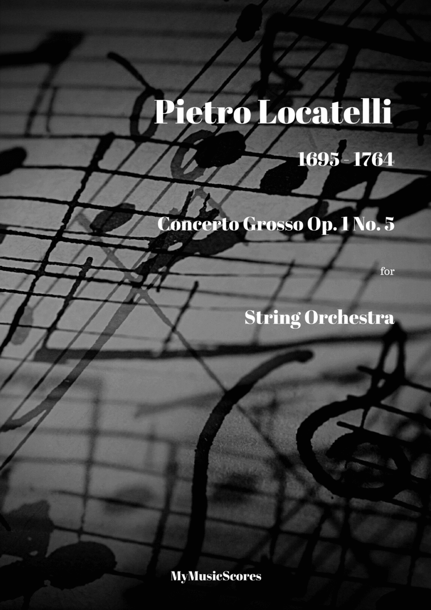Locatelli Concerto Grosso Op 1 No 5 image number null