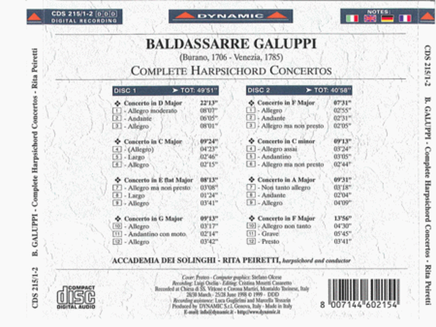 Complete Harpsichord Concertos