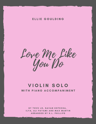 Book cover for Love Me Like You Do