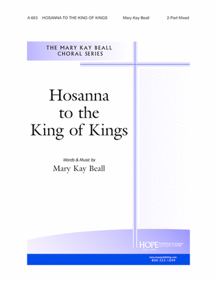 Book cover for Hosanna to the King of Kings