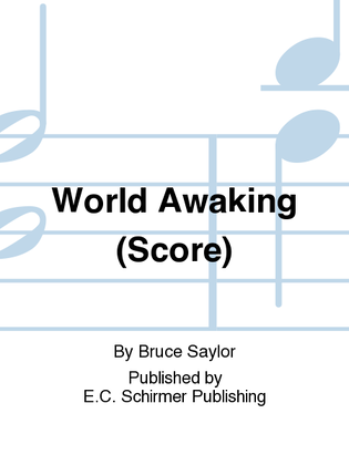 Book cover for World Awaking (reduced version) (Score)