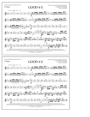 good 4 u (arr. Jay Dawson) - F Horn