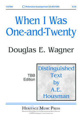 Book cover for When I Was One-and-Twenty