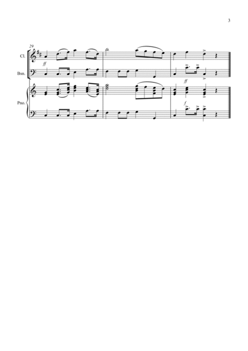 Bridal Chorus "Here Comes The Bride" for Clarinet and Bassoon Duet image number null