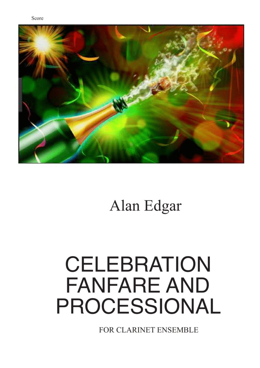 CELEBRATION FANFARE and PROCESSIONAL for CLARINET CHOIR image number null