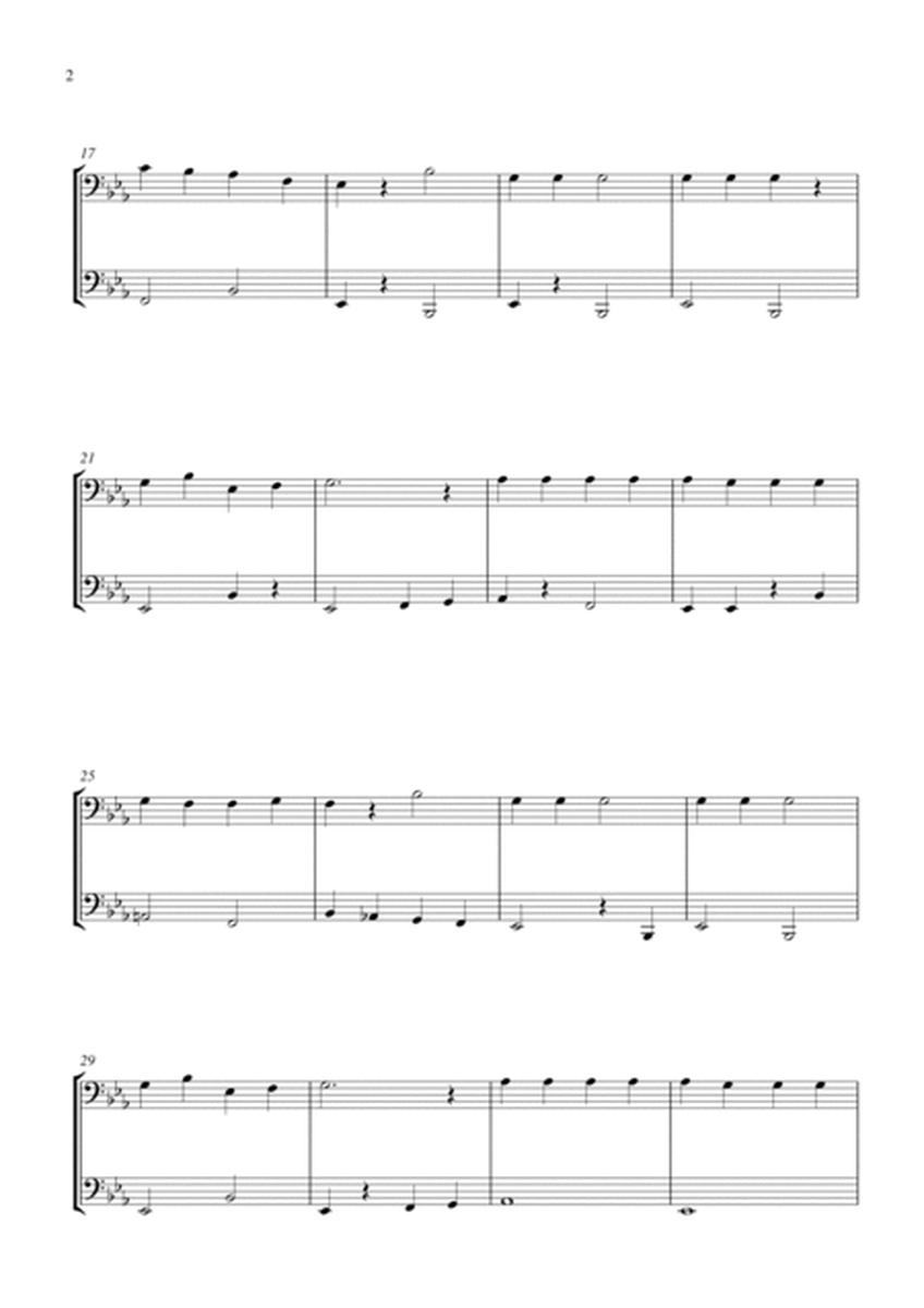 Jingle Bells (for euphonium(bass)-tuba duet, suitable for grades 3-6) image number null