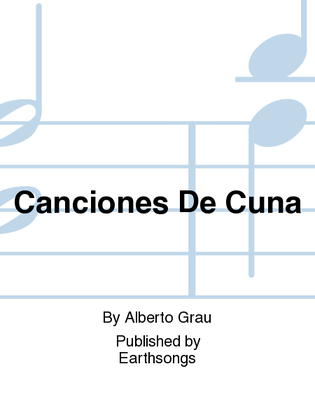 Book cover for canciones de cuna