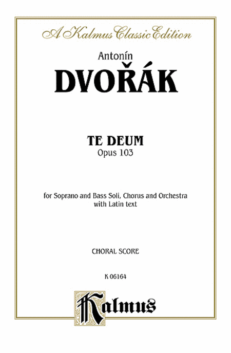 Te Deum, Op. 103