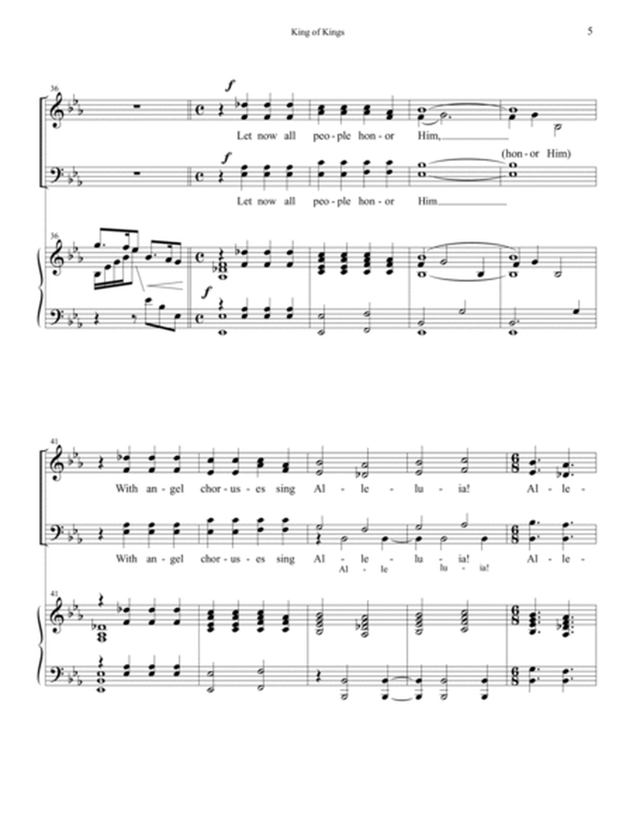 King of Kings - SATB image number null