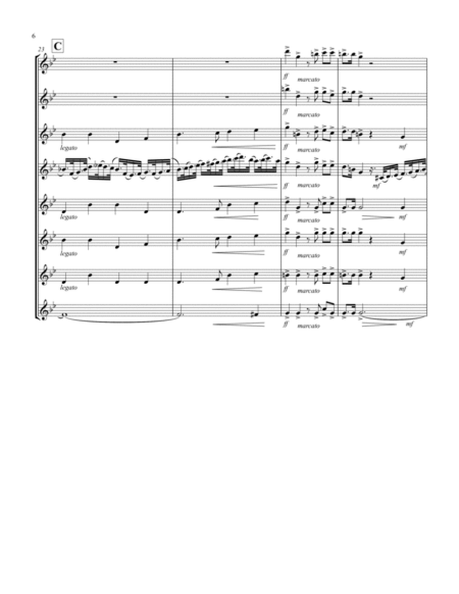 Coronation March (Db) (Alto Saxophone Octet)